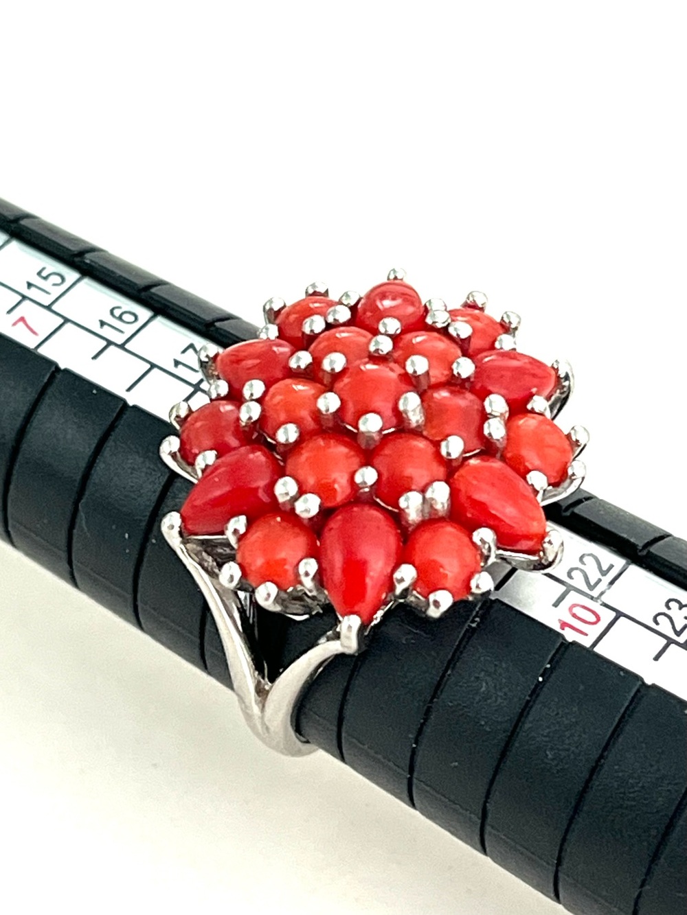 Italian Coral 14KGP Ring